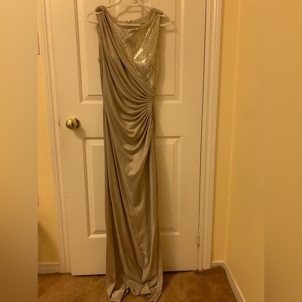 Beautiful Gold Floor Length Gown